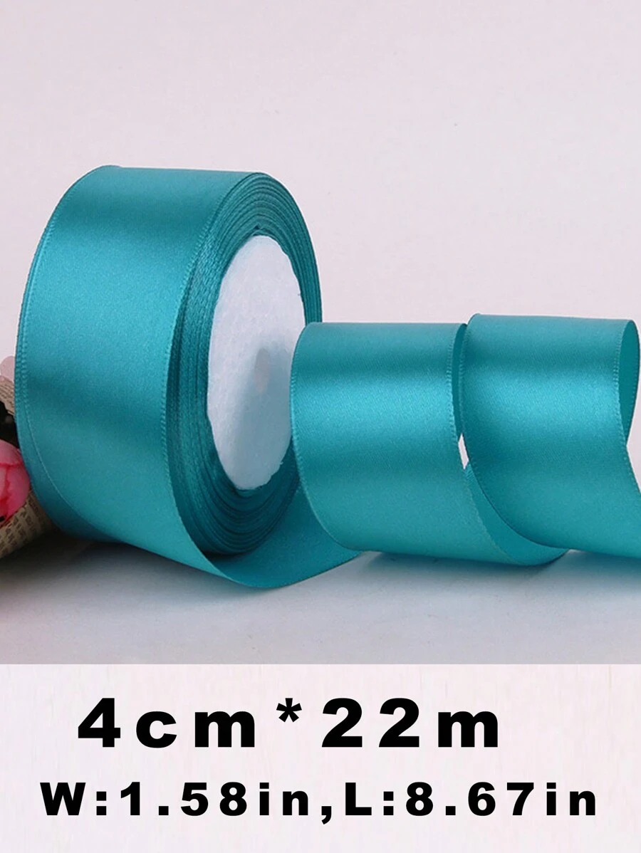 1盤4cm寬緞帶,適用於製作髮箍,蛋糕和烘焙裝飾品 - 藏蓝色 - 查看 1