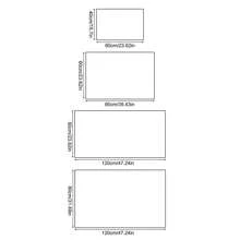 1件純色仿羊毛家居裝飾地毯,客廳臥室裝飾絨毯地墊 - 深灰色 - 查看 3