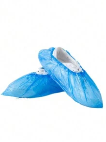 40pcs Disposable Waterproof Indoor Shoe Covers, Thickened, Anti-Dust, Portable Transparent Plastic Foot Cover For Rainy Days, Home Use Summer Cooling,Beach,Travel