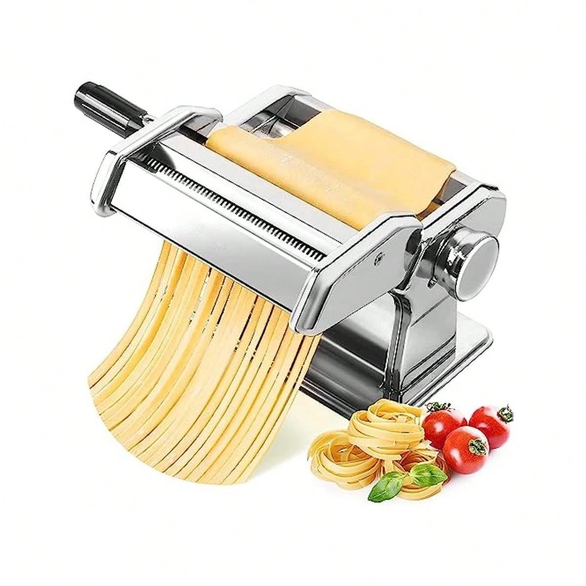 Pasta Machine, 9 Adjustable Thickness Settings Pasta Maker, 150 Roller
