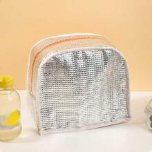 1pc Kids Portable Lunch Box Bag With Cute 3d Pattern, Thermal Insulation Bag