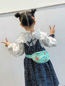 兒童卡通恐龍印花腰包兒童零用錢,男孩