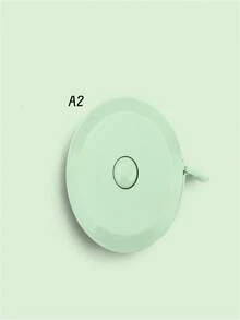 1入組多色北歐風格可愛便攜軟皮量尺,用於測量身體寬度,包括胸部、臀部、腰部和身高。 - 彩色 - 查看 4