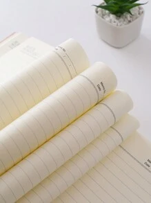 1pc Business Style B5 Notebook, Artistic & Exquisite, Suitable For Office & Study - Red - View 4