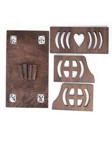 1 件新生儿摄影道具床，复古棕色木制婴儿摄影床，适合新生儿拍照婴儿洗礼复活节礼物，适合男孩/女孩