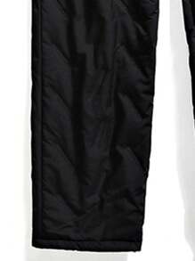 男士冬季加厚运动裤加大码宽松休闲长裤，保暖内衬外套