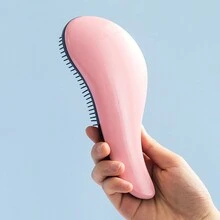 Head Massage Magic Comb, Home Use Portable Tt Comb, Anti-tangle And Smooth Hair Comb - Pink - View 1