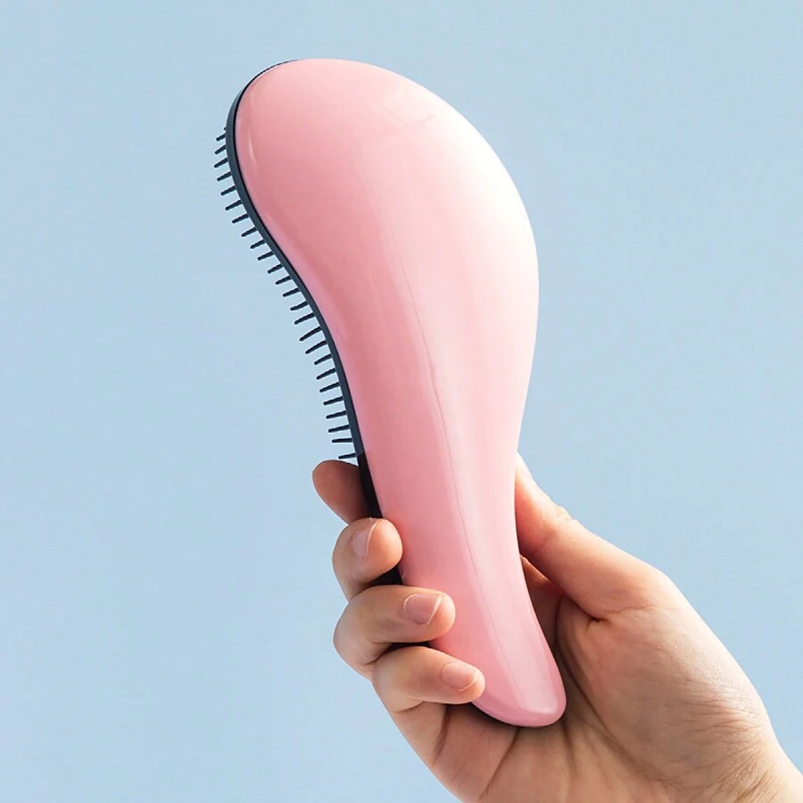 Head Massage Magic Comb, Home Use Portable Tt Comb, Anti-tangle And Smooth Hair Comb - Pink - View 1