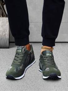 Giày Giản dị Nữ - xanh quân đội - Xem 3