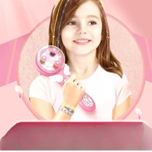 Niños 1 set Juguete trenzado pelo el juego de aparentar - Rosa - Ver 4