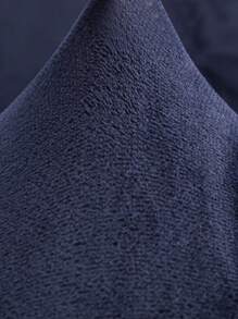 银狐绒 藏青色（绒）全包弹力沙发套 亲肤顺滑保护套 通用沙发罩 1件 - 藏蓝色 - 查看 4