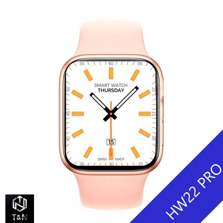 Smart Watch Smartwatch Model Hw22 Pro, Compatible With Android/Ios T&N - Doré - Voir 1