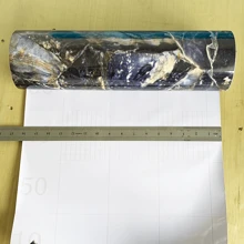 1片灰色40cm寬鋁箔大理石紋壁紙,自粘,防水,防油,加厚貼紙適用於廚房櫥櫃臺面翻新和浴室牆面裝飾