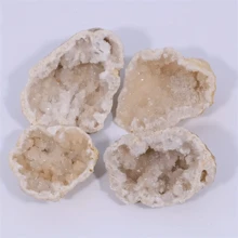 قطعة واحدة من كهف الكريستال الطبيعي من الكوارتز، ديكور منزلي، ديكور المكتب، DIY والتأمل، حجر كريم جميل وشافٍ للعلاج والصحة