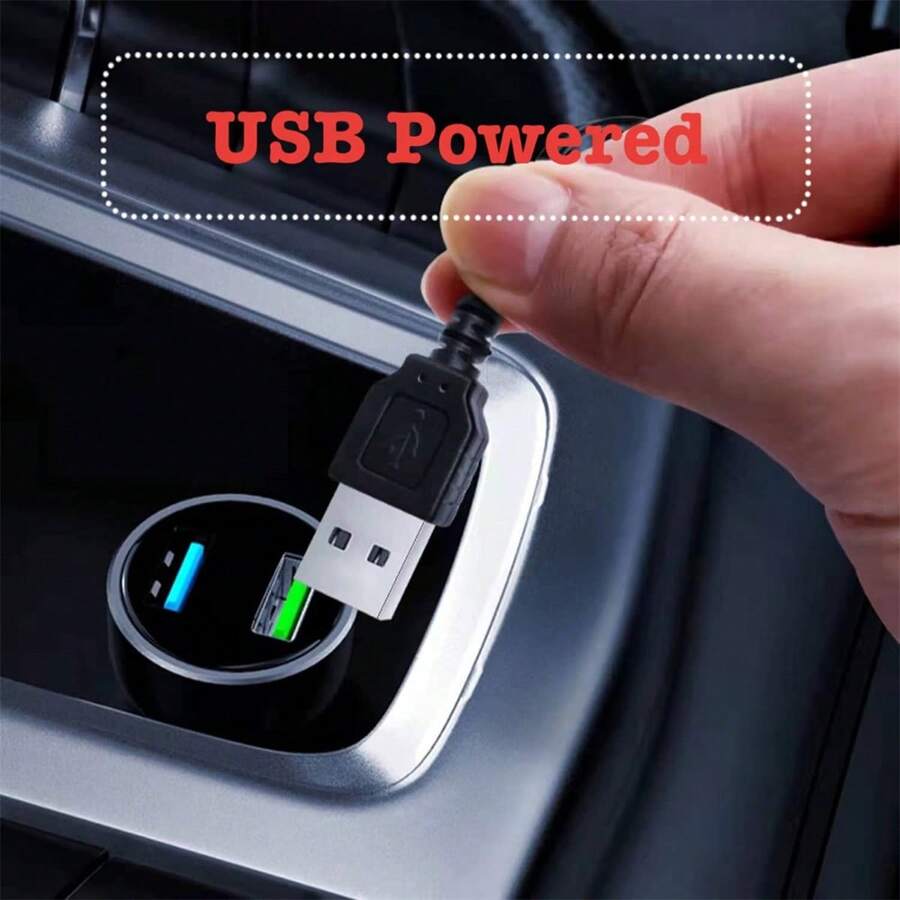 118.11In/3M Car Interior Ambiance Lamp With Usb Diy Decorative