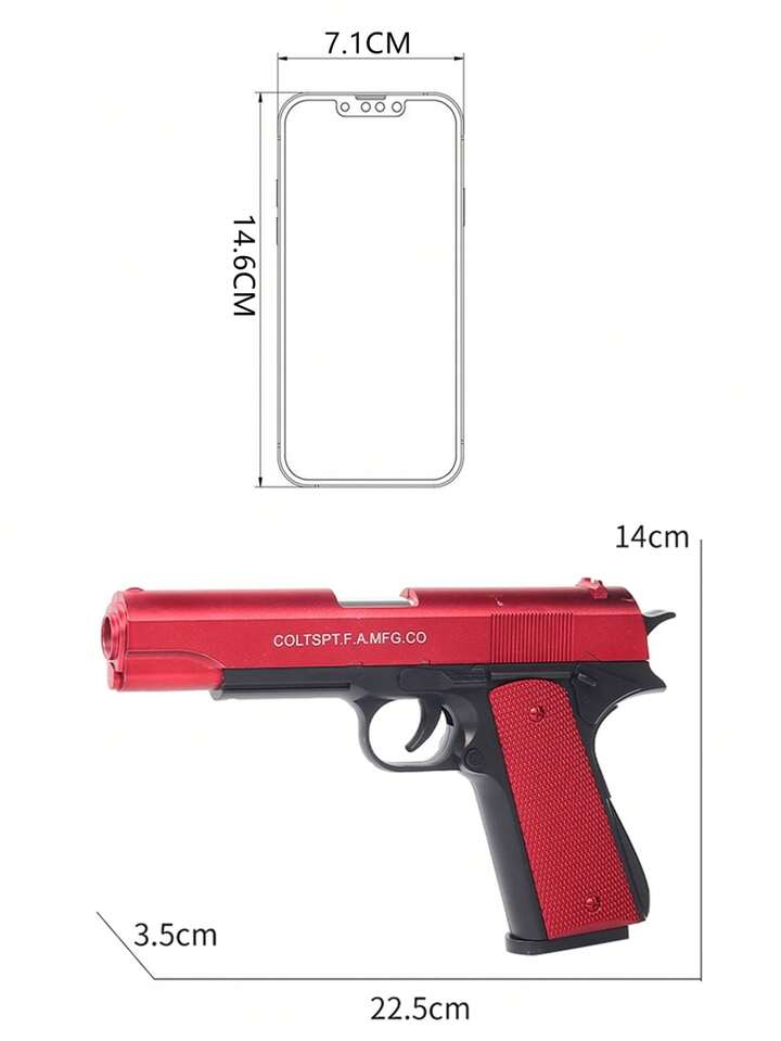 モデルガン リアルな拳銃風デザイン ソフトバレット 弾