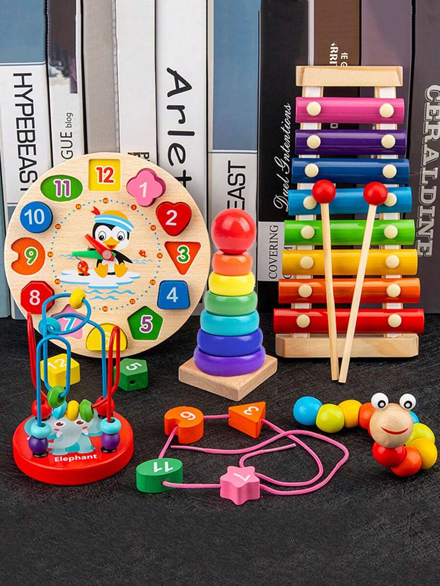 5pcs Educational Toy Set - Preschool Musical Instrument 8-Note ...