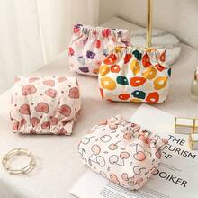 1個多種顏色口紅化妝包,防水鑰匙/耳機收納袋小錢包/珠寶組織者/旅行配件收納袋/印花腰包/可愛的包/自動閉合袋,適用於便攜式物品小型化妝包洗漱包 - 彩色 - 查看 2