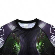 3pcs/Set Men's Printed Sports Suit Gym Clothes Men, Athletic Suit, Tracksuit Men Shorts Set - Multicolor - View 2