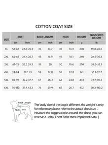 1pc Dog Winter Jacket Waterproof Windproof Warm Coats With Harness Hole Reflective Snowsuit For Cold Weather Outdoor Activities - Navy Blue - View 8