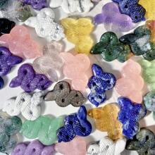 1pc隨機抽取的蛇形天然水晶雕刻品,寶石珠寶,閃爍,治療水晶,生日禮物,虎眼,女性禮物,女友禮物,兒童禮物,萬聖節禮物,聖誕節禮物,家裝飾,晚會裝飾,場景裝飾,桌面裝飾,水晶飾品,桌面擺設。 - 彩色 - 查看 3