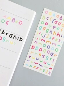 2 stukken Willekeurig Patroon Sticker - Veel kleurig - Bekijken 4