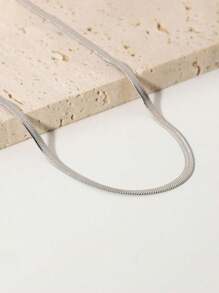時尚流行男士漸變項鍊不銹鋼朋克嘻哈風格適合珠寶禮物和時尚外觀 - 彩色 - 查看 7