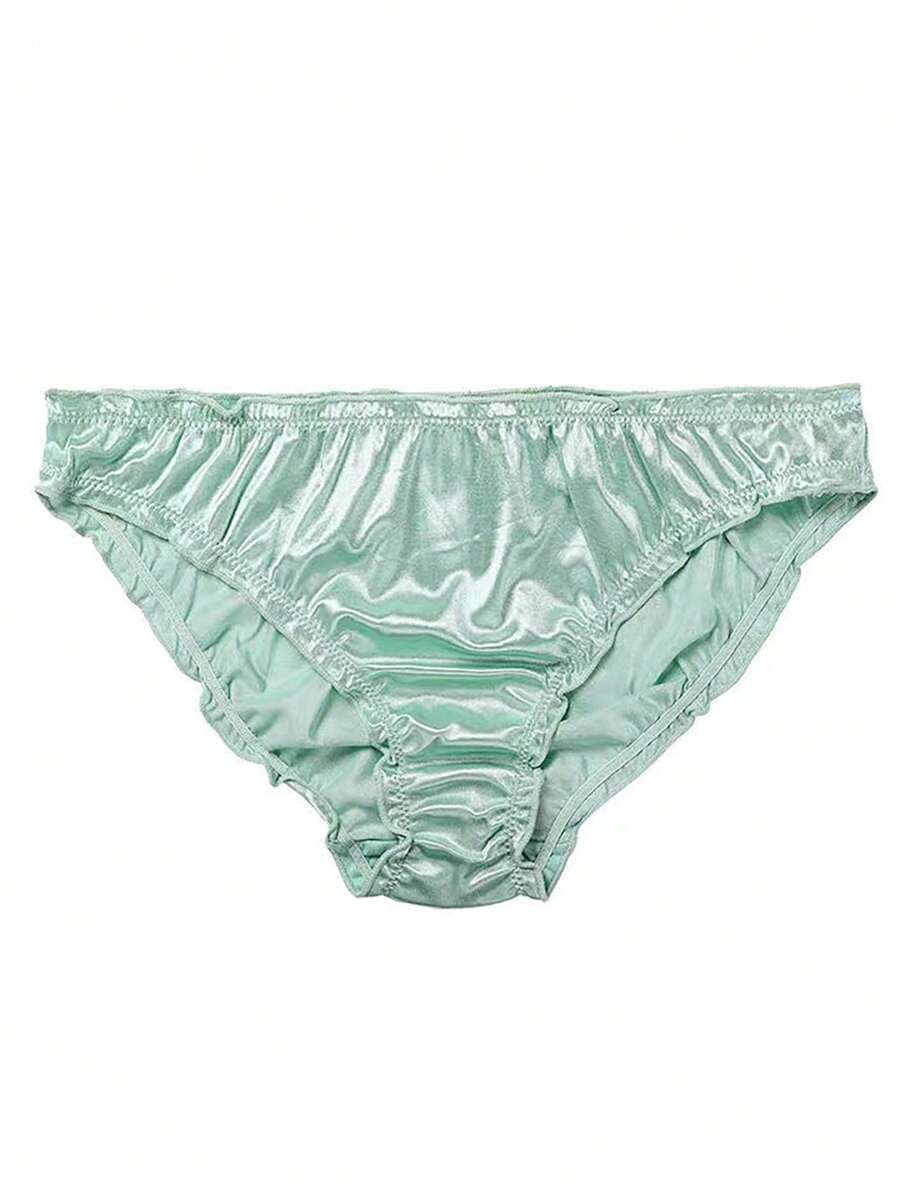 Green Silk Sexy Underwear - Green - View 1