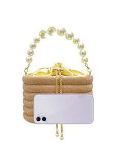 新品到貨閃亮彩虹鑽石籃子包,可用作手提包或肩背包