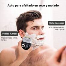 Kemei KM-2026 Electric Shaver Beard Hair Clipper Shaver - Black - View 7