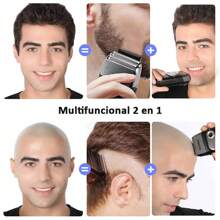 Kemei KM-2026 Electric Shaver Beard Hair Clipper Shaver - Black - View 3