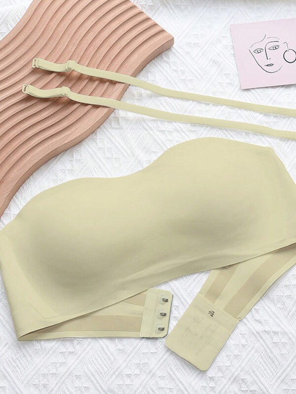 Teen Girl Underwear Strapless Underwear Push Up Small Breasts Nonslip