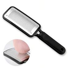 1PC Foot Rasp Foot File And Callus Remover, Best Foot Care Pedicure Metal Surface Tool To Remove Hard Skin, Can Be Used On Both Wet And Dry Feet, Surgical Grade Stainless Steel File - Black - View 5
