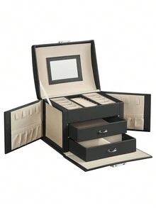 SONGMICS Jewelry Boxes - 黑色 - 查看 2