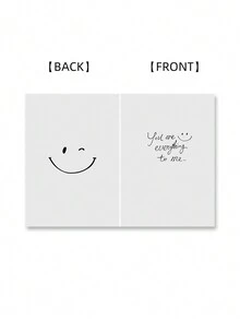 1pc 60 Sheets/120 Pages Loving Series Frosted Transparent Pp Loose-leaf Notebook, With Horizontal Ruled Lines, Available In A5/b5 Size With American Style Loose-leaf Clip, Waterproof. - Multicolor - View 2