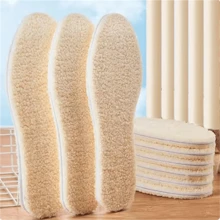 Winter Thermal Insoles Unisex Imitation Lamb Wool Insole Thicken Plush Warm Shoes Pads Self Heated Insoles For Snow Boots Shoe, Winter Accessories