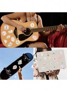 60入組貼紙貼紙,經文貼紙,金句貼紙,手帳用品,徒水瓶貼紙,成人信仰貼紙(貼紙) - 彩色 - 查看 6