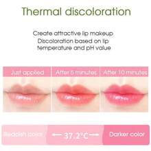 A Tube Of Water-rich Slim Lip Balm, Moisturizing And Lightening Lip Lines, Warm-feeling Lip Balm For Daily Use, Pink - Pink - View 4