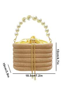 新品到貨閃亮彩虹鑽石籃子包,可用作手提包或肩背包
