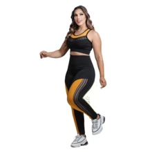Women Sports Sets - Màu Mù tạt vàng - Xem 2