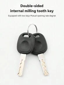 Bike Disc Brake Lock With Alarm, Anti-theft Disc Brake Lock For Electric Bike, Motorcycle, Cycling Gear - Black - View 8