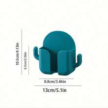 White Bedside Phone Holder Stand - White - View 2