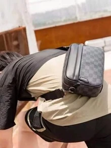 Bandolera de Lujo Moderno para Hombre, Bandoleras, Crossbody con Maletines para Hombre, Bolso para Hombre Perfecto, Mochila Antirrobo Negra, Bolso Hombre Versátil - Maletín y Mochila Pechera Único, Ejecutivo - Bandolera Hombre y Bandoleras Hombre con Elegancia - Negro - Ver 8