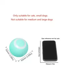 An Intelligent Rolling Ball Designed Specifically For Cats, Equipped With Smart Chip To Automatically Roll, An Amusing Toy For Kitties To Play And Kill Time, Not Suitable For Dogs