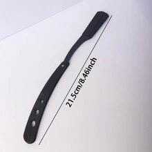 1 Miếng Retro Tất cả Thép không gỉ Thủ công Dao cạo , Cạo râu & Tỉa cành , Dao cạo Đứng Đã Bao gồm - màu đen - Xem 4