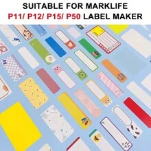 1 Trắng Nhãn mác In ấn Giấy , 0.47 1.18" ( 12mm ) , 200 Nhãn , Không thấm nước , Chống dầu , Nước mắt Kháng cự - trắng - Xem 7