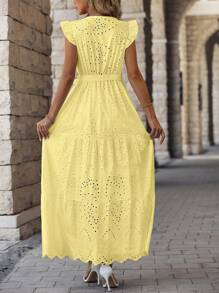 Women Dresses - Yellow - View 6