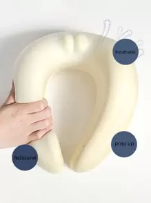 1 個旅行枕、旅行頸枕、旅行睡眠飛機枕 - 粉色 - 查看 5
