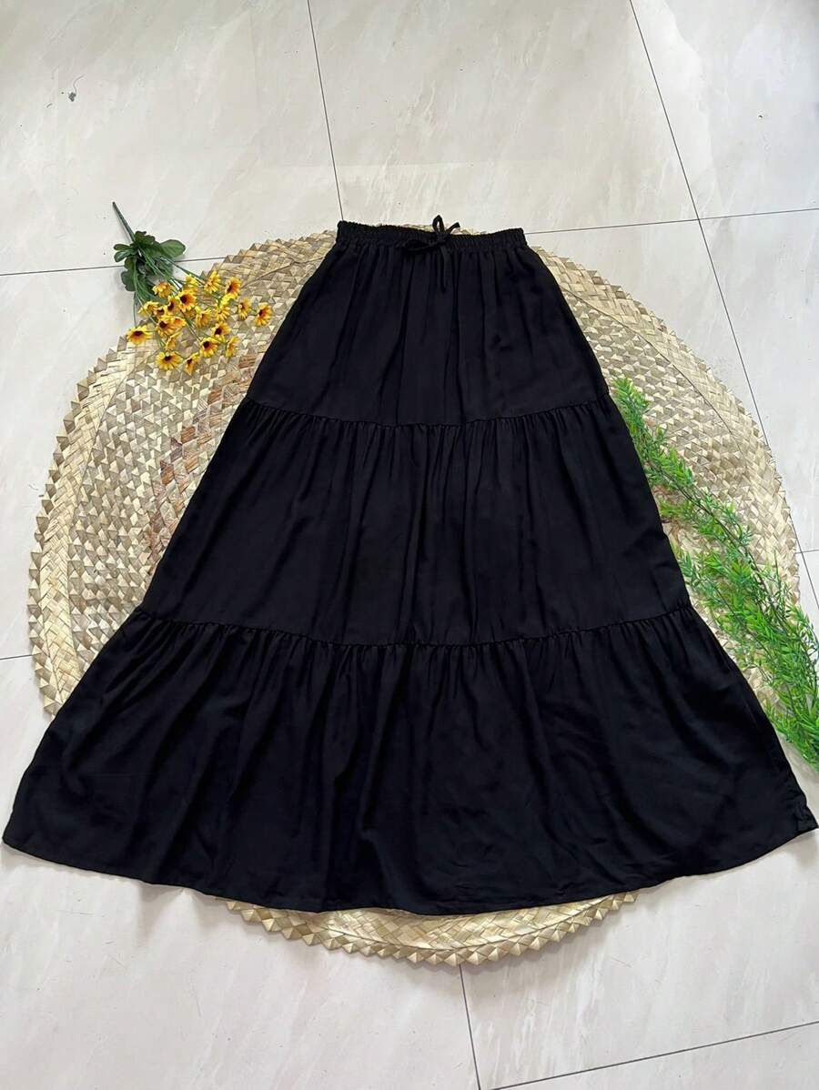 Women Skirts - 黑色 - 查看 1