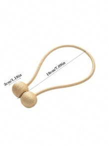 1pc Modern Magnetic Curtain Tieback, No Drilling Curtain Buckle With Simple Design For Easy Installation